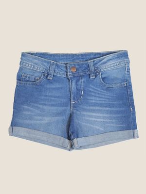 Ladies short hot sale denim shorts